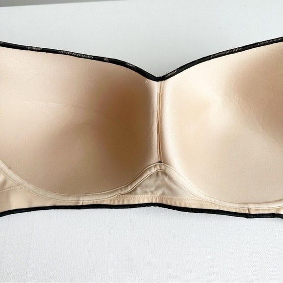 Cacique Invisible Lace Backsmoother Balconette Bra Black Size 48DD Black - Picture 7 of 8